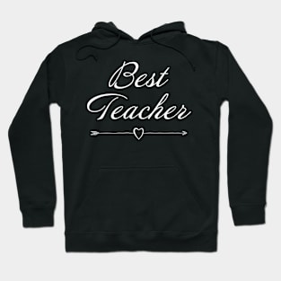 Best Teacher Heart School Appreciation Gift Idea Hoodie